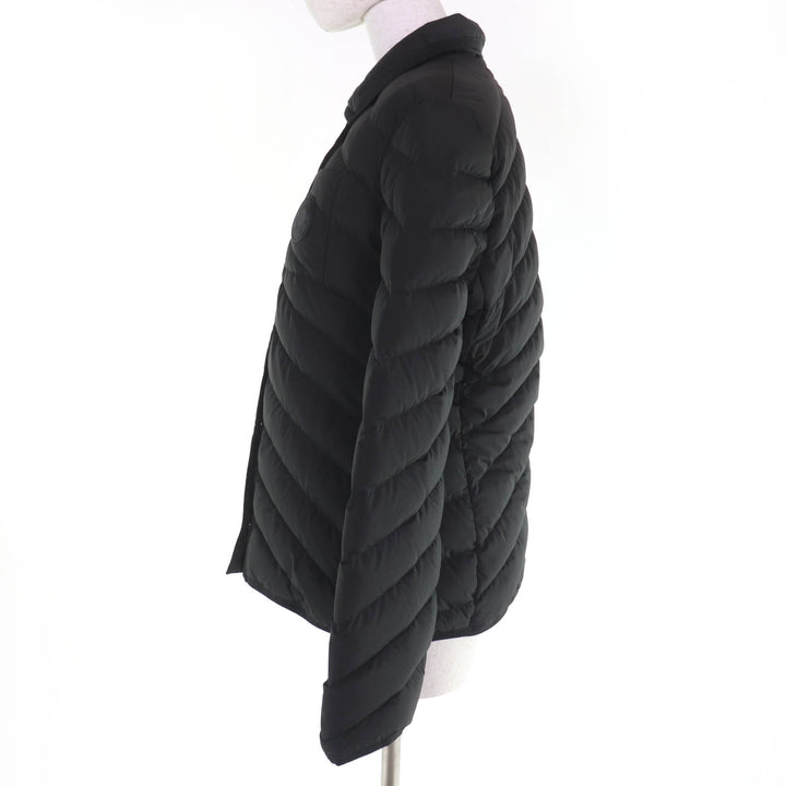 Excellent HERMES Down jacket Serie button black polyester Women 40 4H0168DR