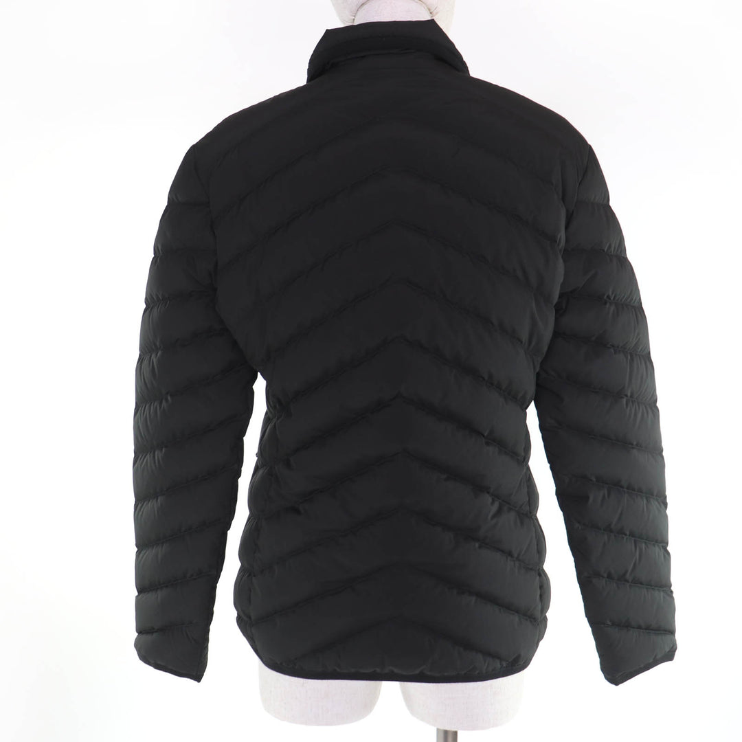 Excellent HERMES Down jacket Serie button black polyester Women 40 4H0168DR