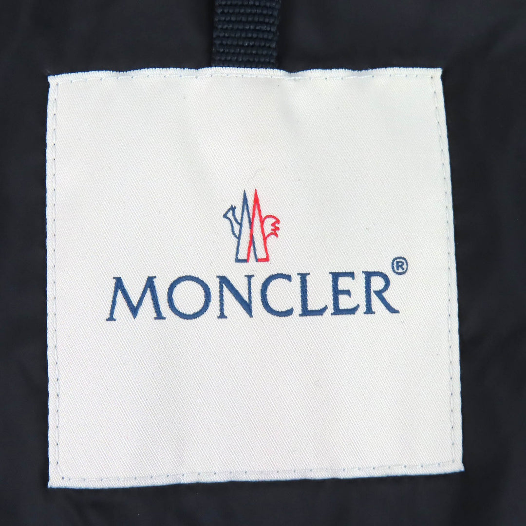 Great MONCLER Down jacket RYAN Leather logo patch, wool switching, hoodeｄ 3