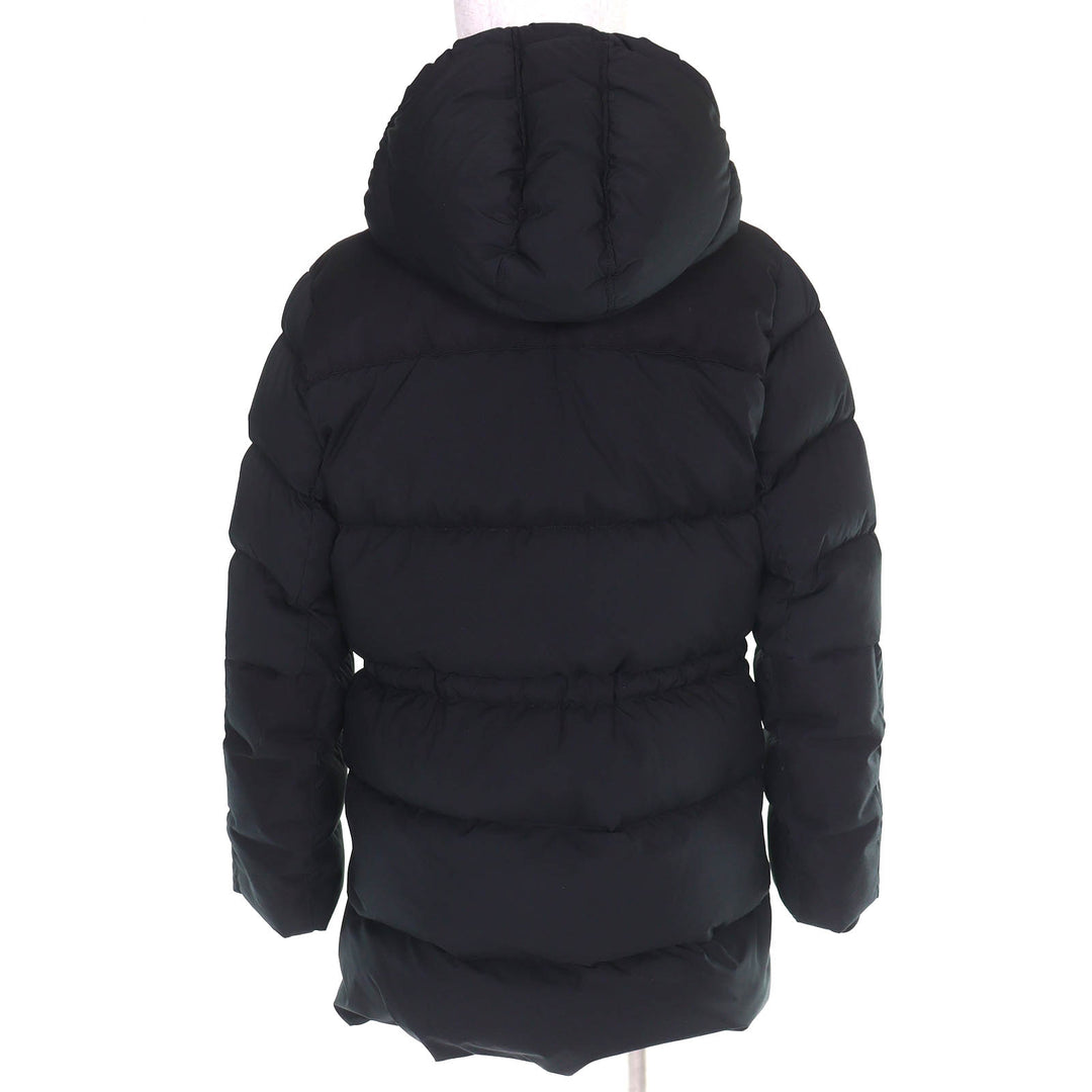 Great PYRENEX Agnes b down coat AGNES Logo patch Hooded black polyester Women 34