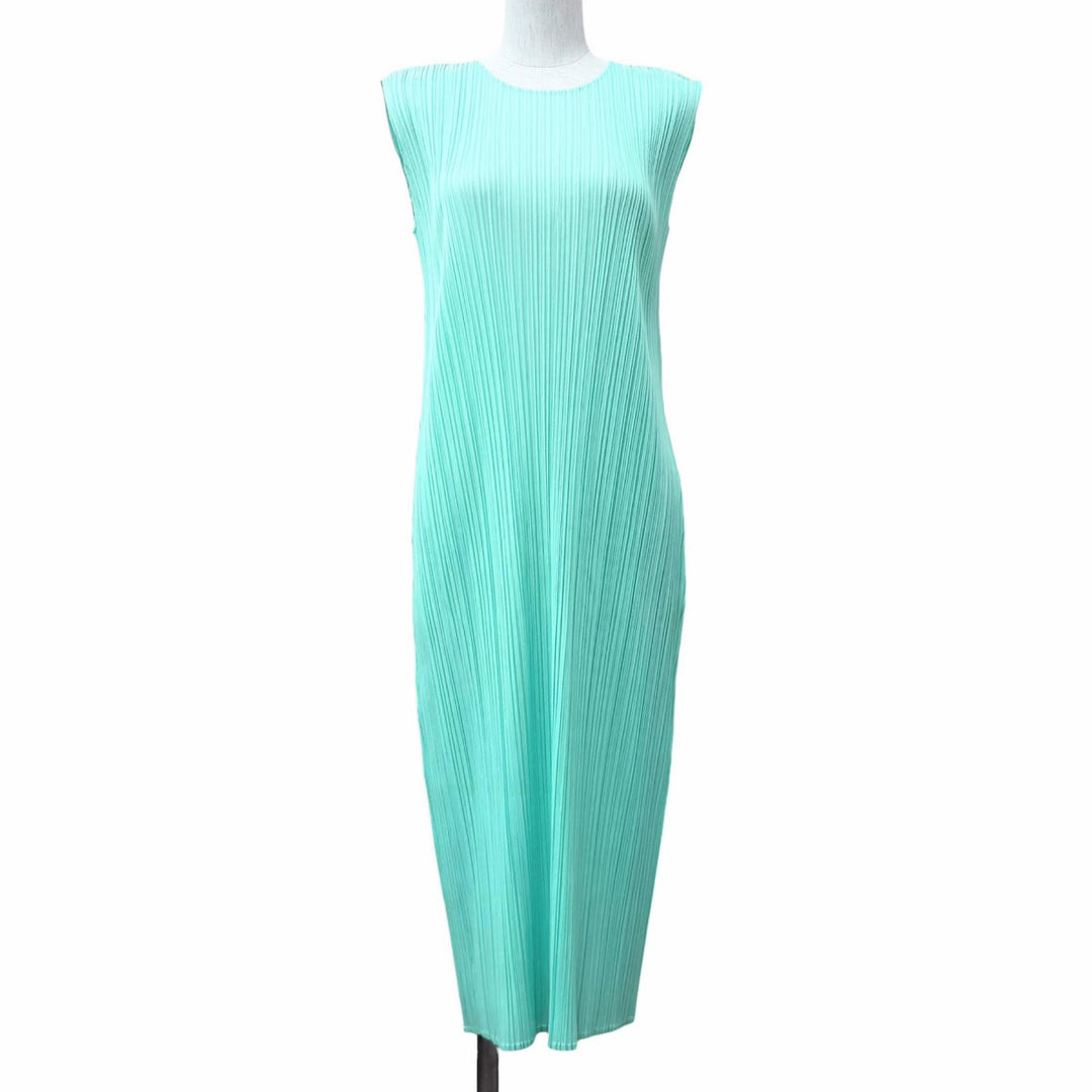 Excellent PLEATS PLEASE one piece Blue polyester Women 3 PP51JH145