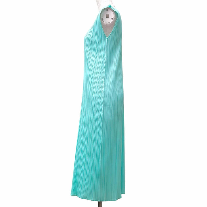 Excellent PLEATS PLEASE one piece Blue polyester Women 3 PP51JH145