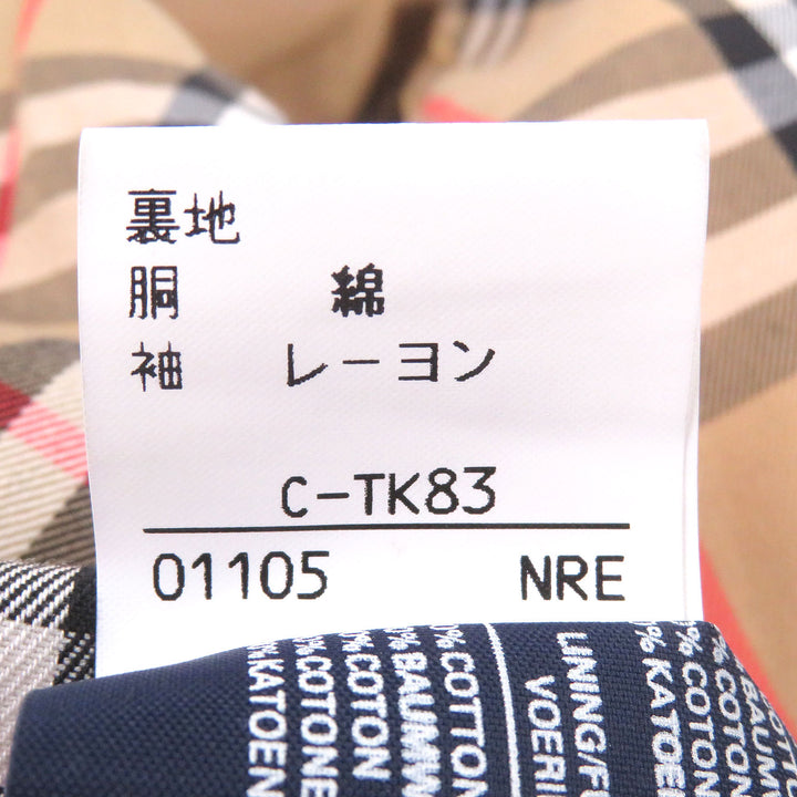 Great Burberrys coat Nova check pattern on the back iridescent