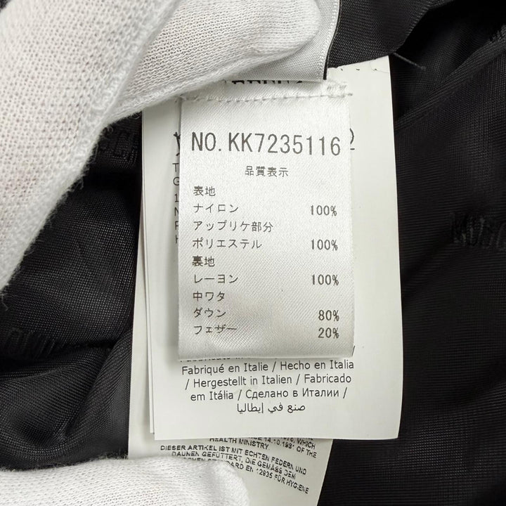 Pristine MOSCHINO COUTURE! Down jacket black Nylon Women 38 KK7235116