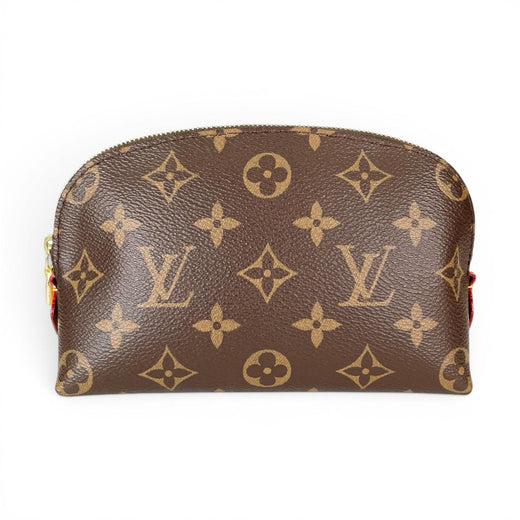Pristine LOUIS VUITTON Pochette Pochette Cosmetic PM Brown Monogram canvas Women