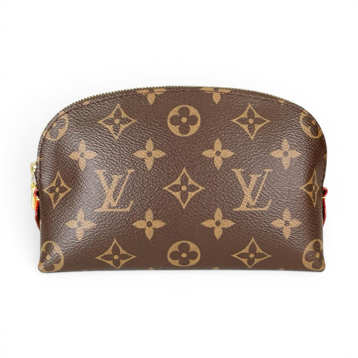 Pristine LOUIS VUITTON Pochette Pochette Cosmetic PM Brown Monogram canvas Women