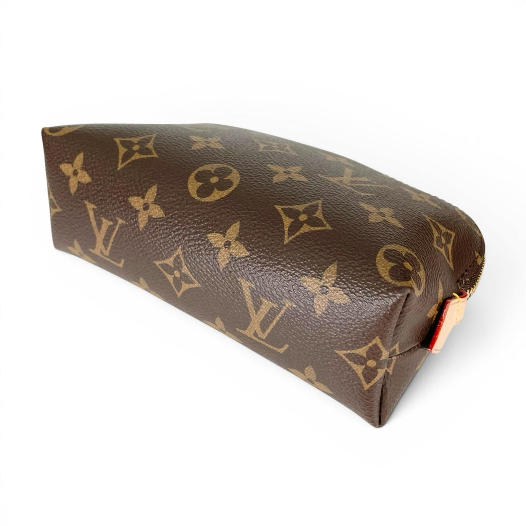 Pristine LOUIS VUITTON Pochette Pochette Cosmetic PM Brown Monogram canvas Women