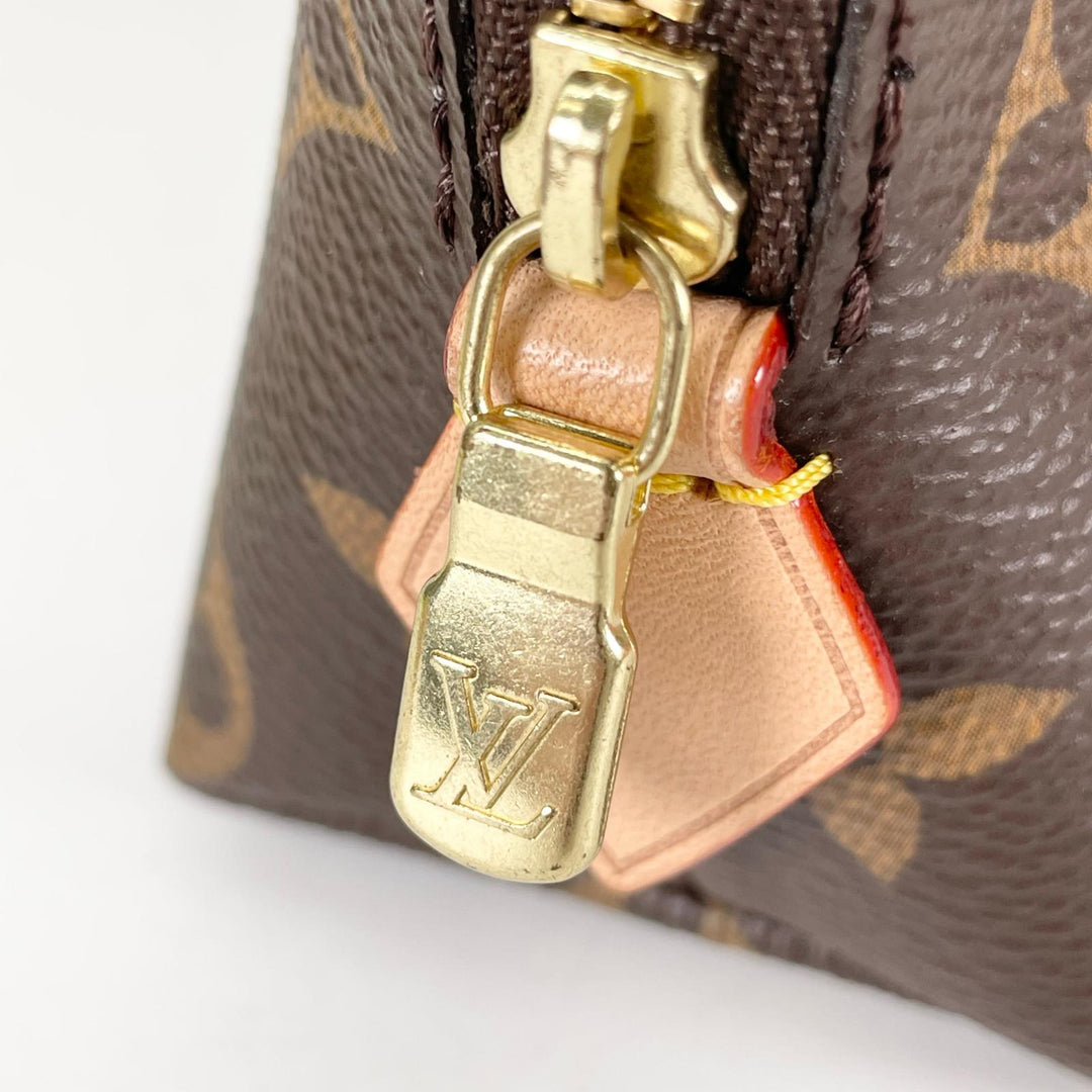 Pristine LOUIS VUITTON Pochette Pochette Cosmetic PM Brown Monogram canvas Women