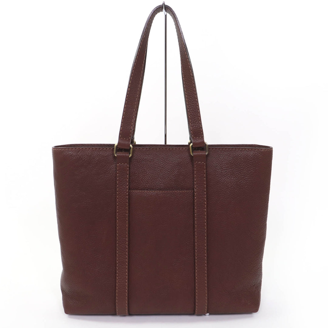 Excellent 土屋鞄 Tote Bag Tone Oil Nume Leather Daily Brown leather Women