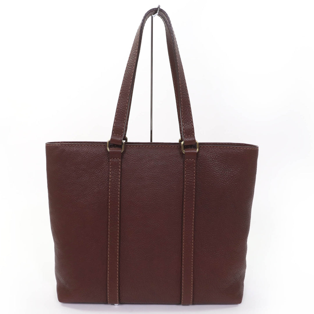 Excellent 土屋鞄 Tote Bag Tone Oil Nume Leather Daily Brown leather Women