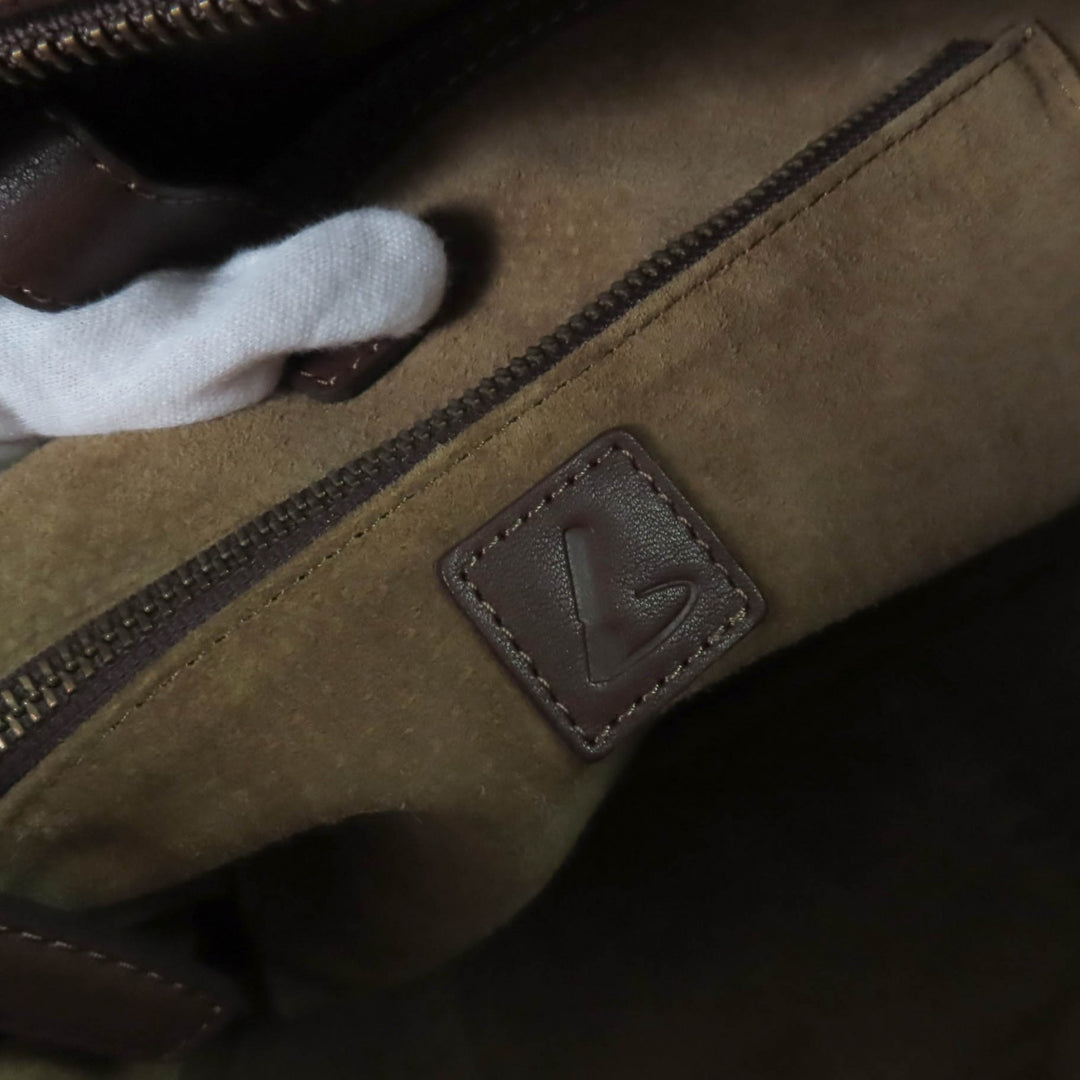 Excellent 土屋鞄 Tote Bag Tone Oil Nume Leather Daily Brown leather Women
