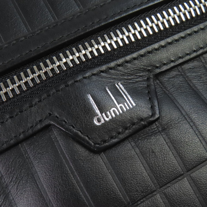 Great Dunhill Shoulder Bag Roller Gas Top Handle Bag calf leather 2way bag black
