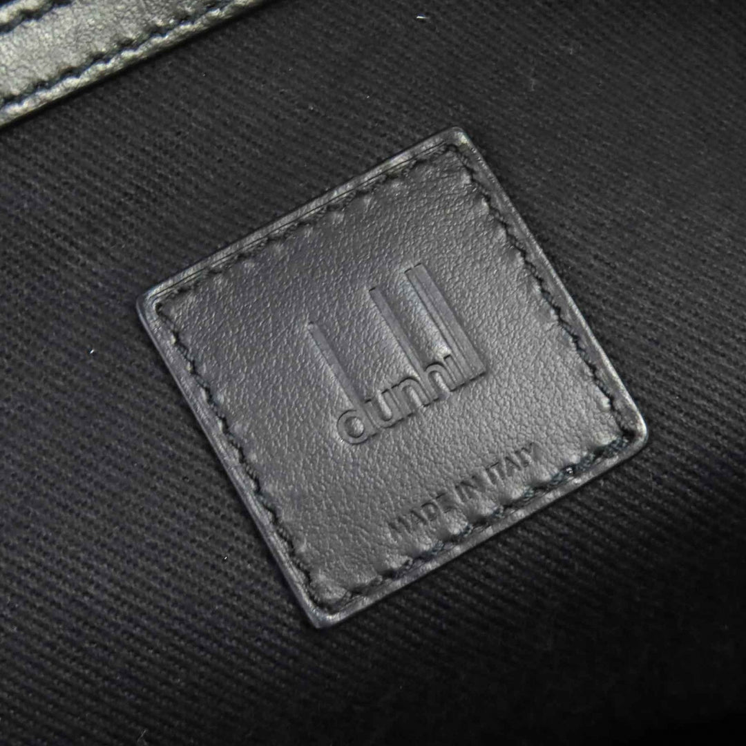 Great Dunhill Shoulder Bag Roller Gas Top Handle Bag calf leather 2way bag black