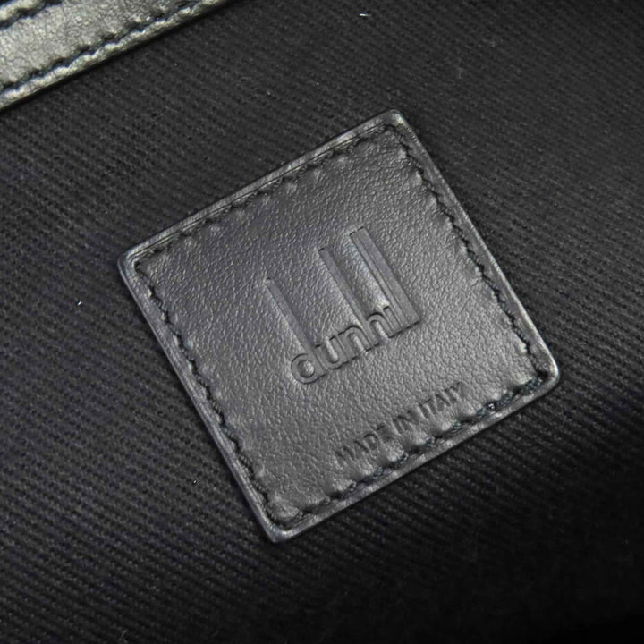 Great Dunhill Shoulder Bag Roller Gas Top Handle Bag calf leather 2way bag black