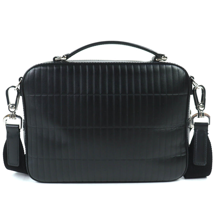 Great Dunhill Shoulder Bag Roller Gas Top Handle Bag calf leather 2way bag black