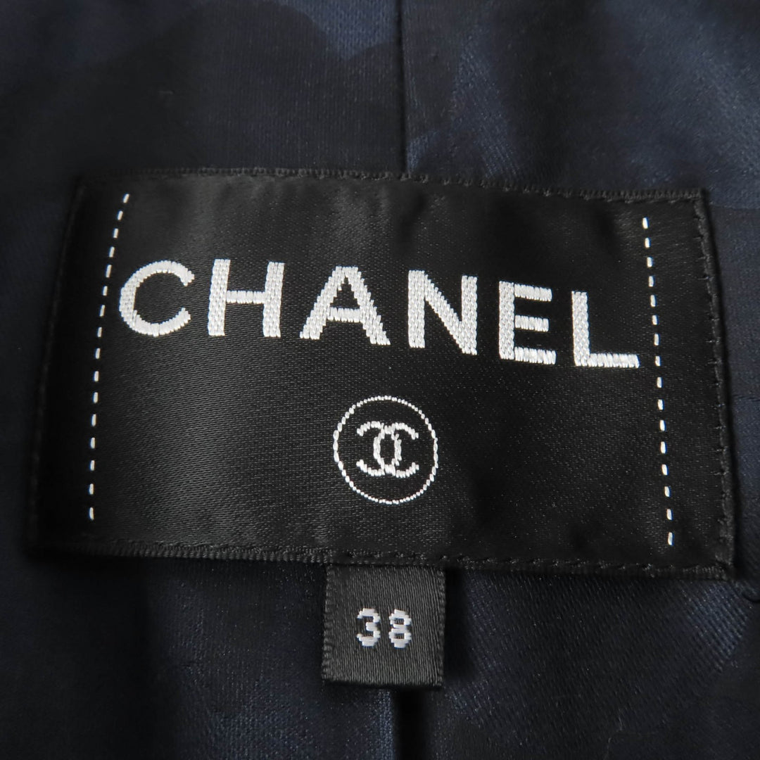 Excellent CHANEL Jacket COCO Mark Button Tweed multicolor Women 38 P77209V68829