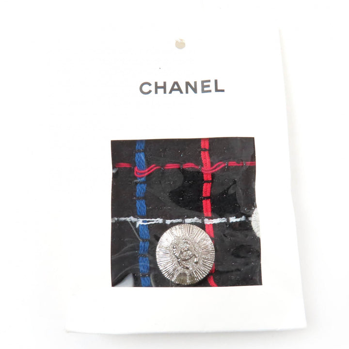 Excellent CHANEL Jacket COCO Mark Button Tweed multicolor Women 38 P77209V68829