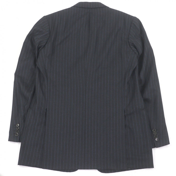 Excellent Tindaro De Luca suit Stripe Pattern Single Bespoke gray