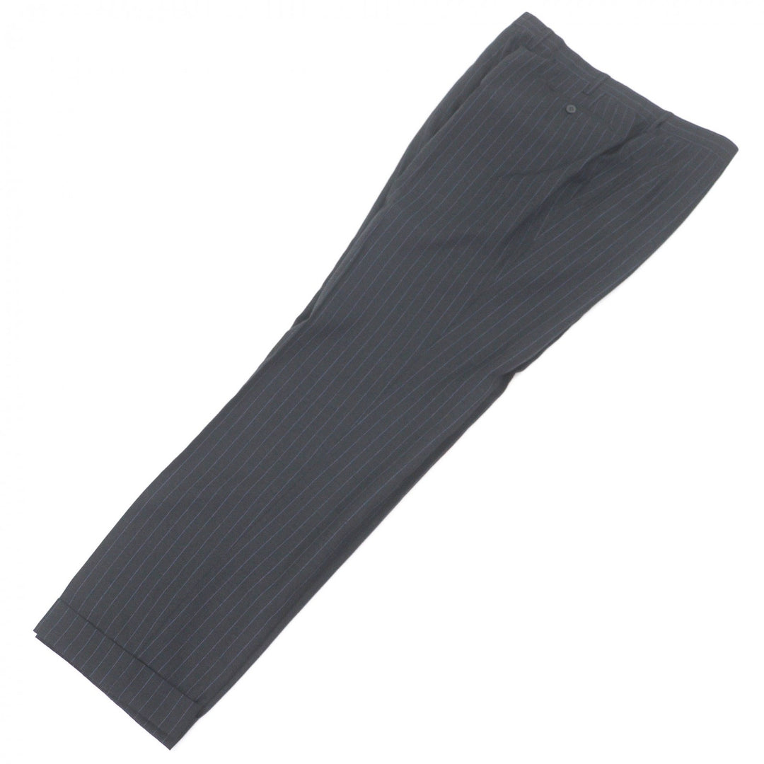 Excellent Tindaro De Luca suit Stripe Pattern Single Bespoke gray