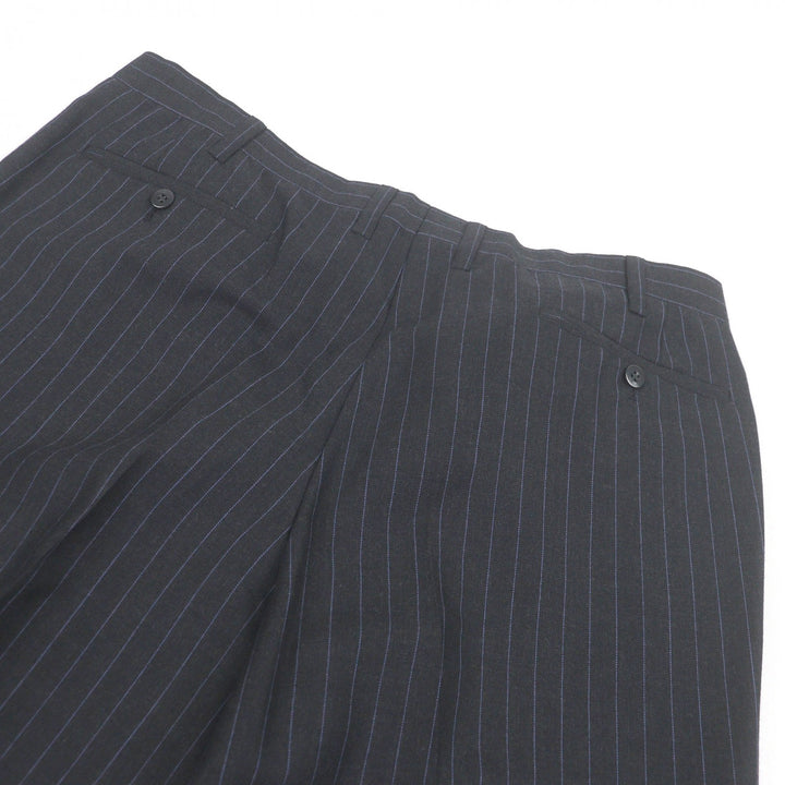 Excellent Tindaro De Luca suit Stripe Pattern Single Bespoke gray