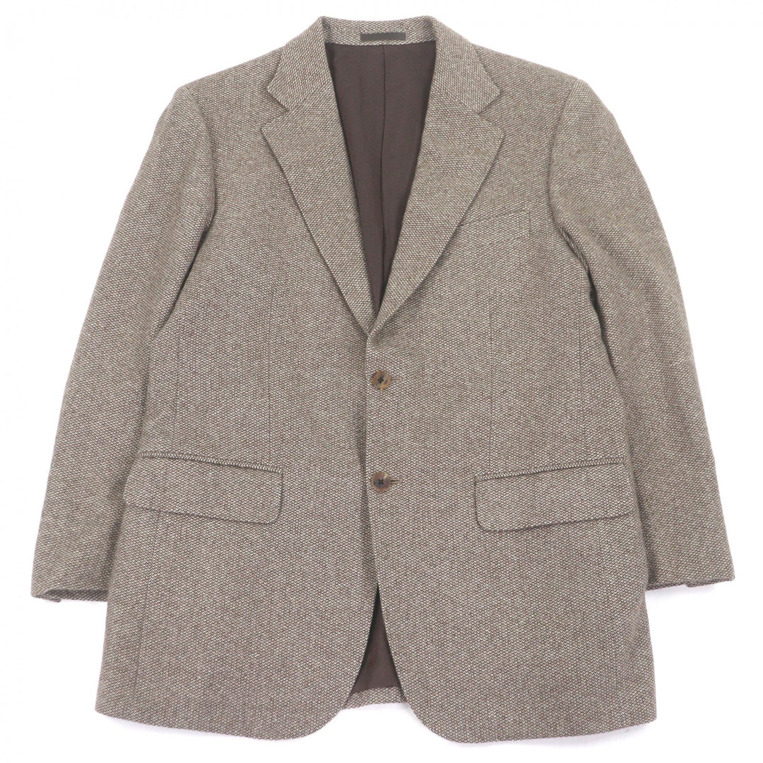 Great BURBERRY LONDON tailored jacket Single tweed jacket Brown