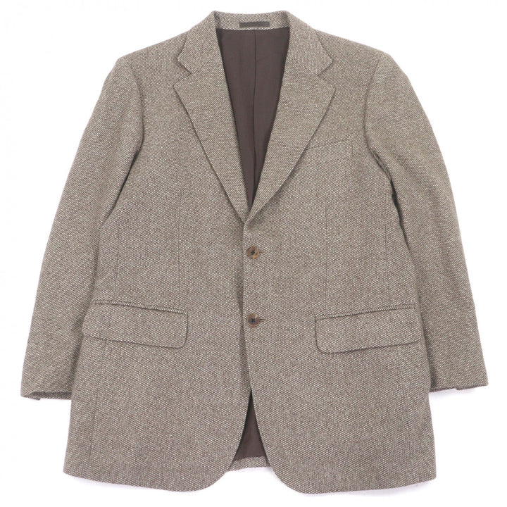 Great BURBERRY LONDON tailored jacket Single tweed jacket Brown