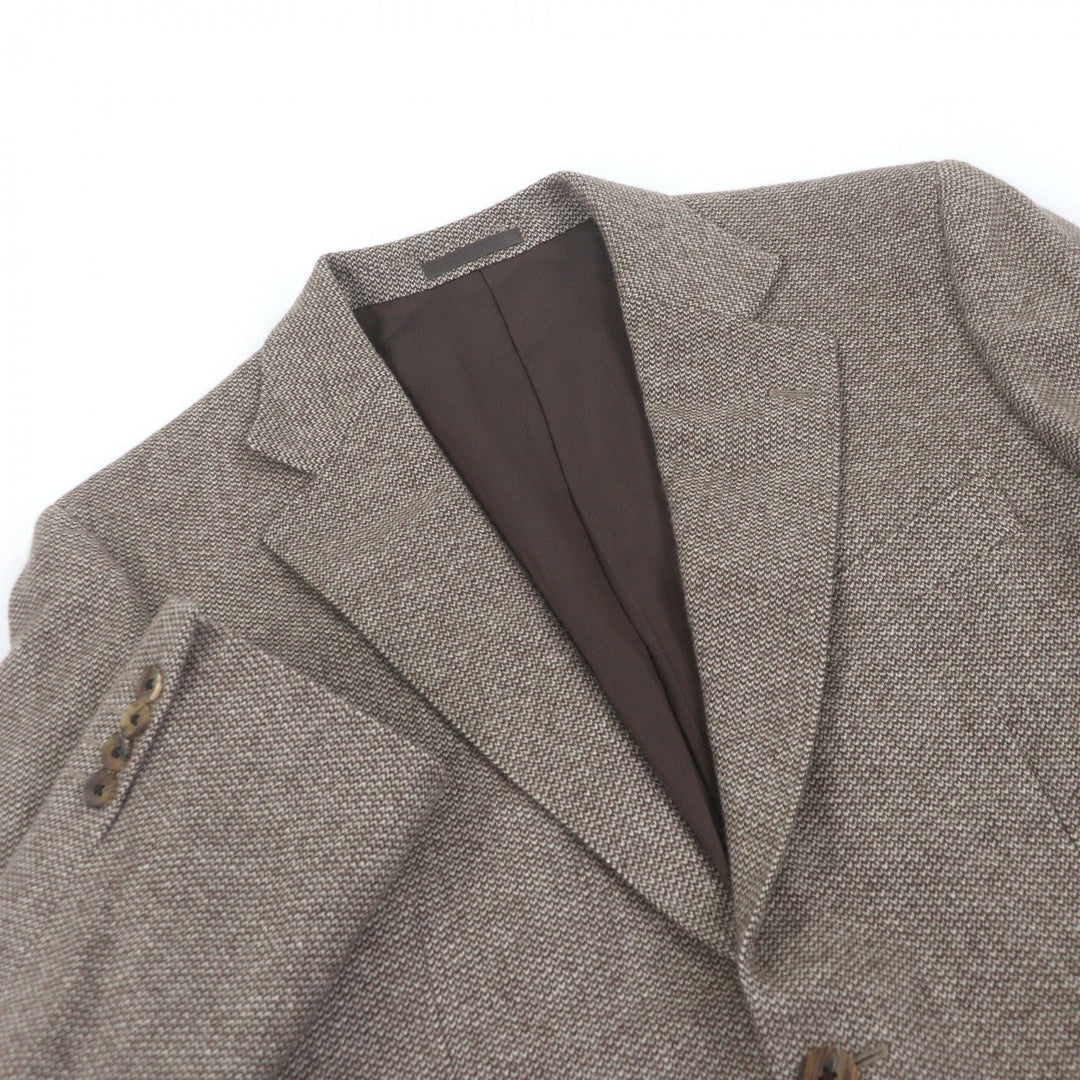 Great BURBERRY LONDON tailored jacket Single tweed jacket Brown