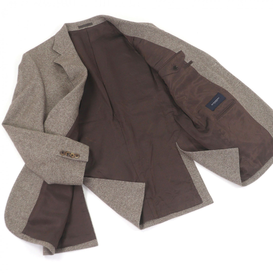 Great BURBERRY LONDON tailored jacket Single tweed jacket Brown