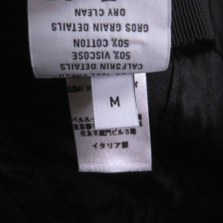 Great BERLUTI cap Calligraphy Scritto Denim Baseball Indigo blue cotton