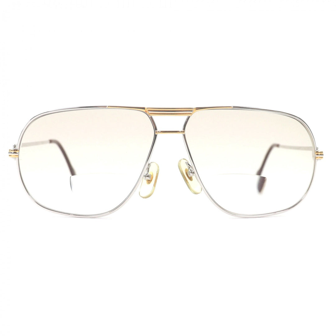Great Cartier Glasses Trinity Two Bridges Silver mens