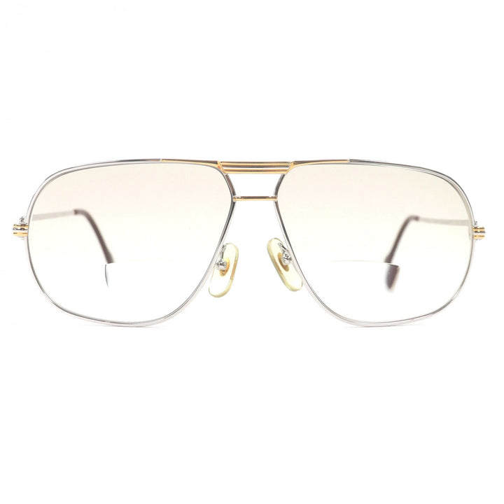 Great Cartier Glasses Trinity Two Bridges Silver mens