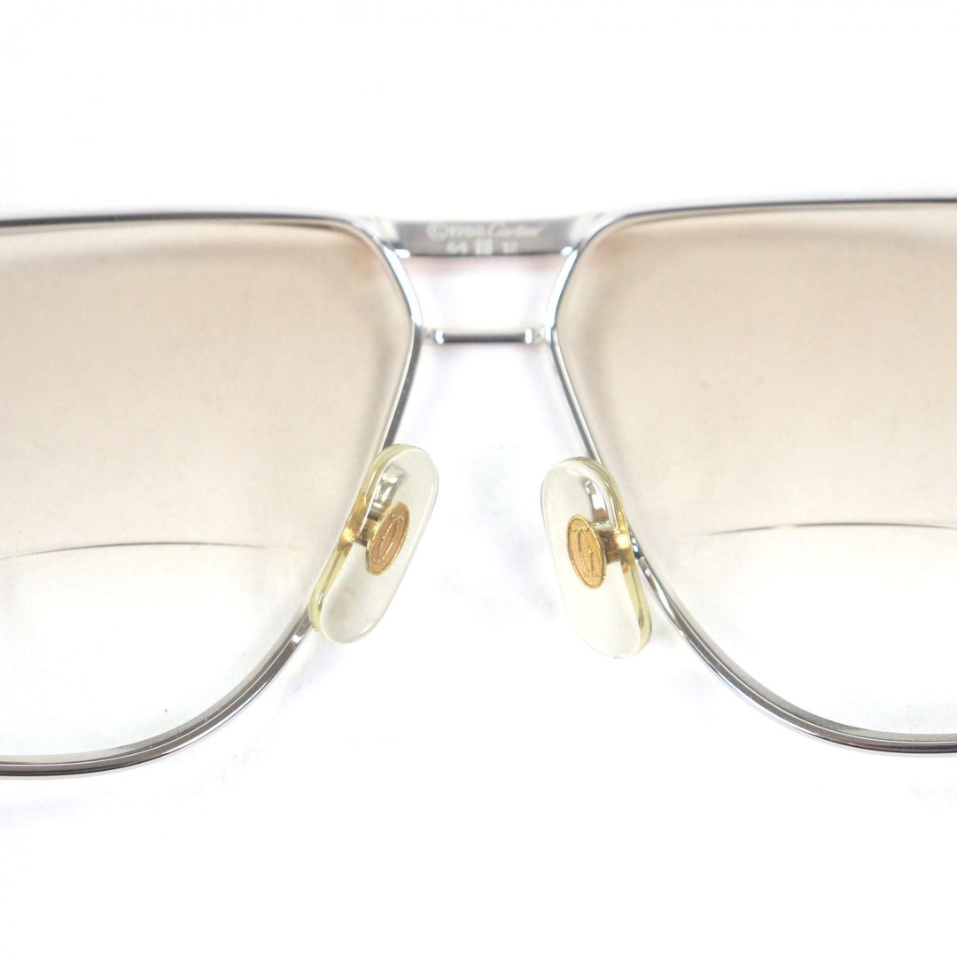 Great Cartier Glasses Trinity Two Bridges Silver mens