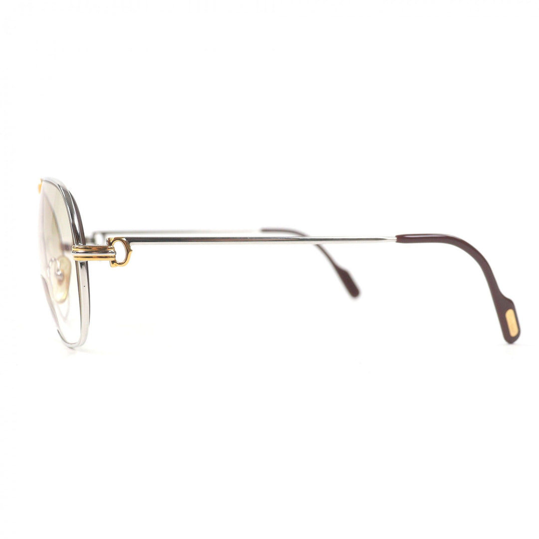 Great Cartier Glasses Trinity Two Bridges Silver mens