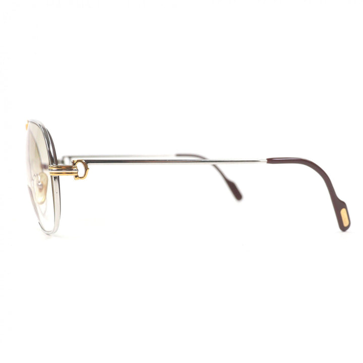 Great Cartier Glasses Trinity Two Bridges Silver mens