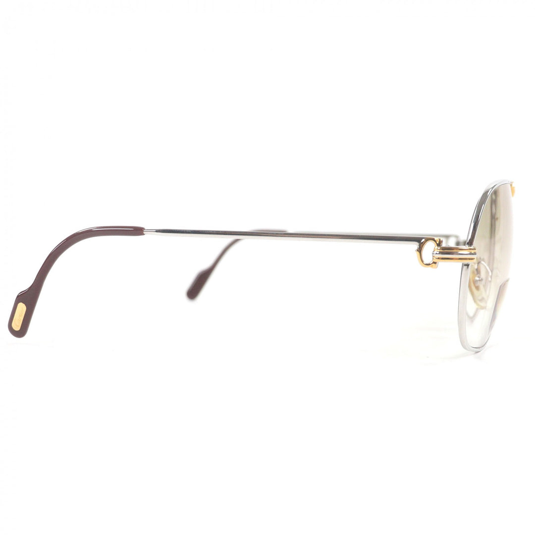 Great Cartier Glasses Trinity Two Bridges Silver mens
