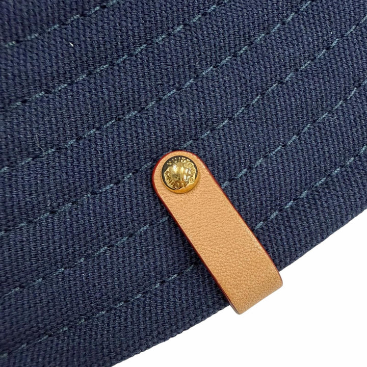 Great LOUIS VUITTON hat Bucket Hat LV Stripe Navy cotton Women M7496S