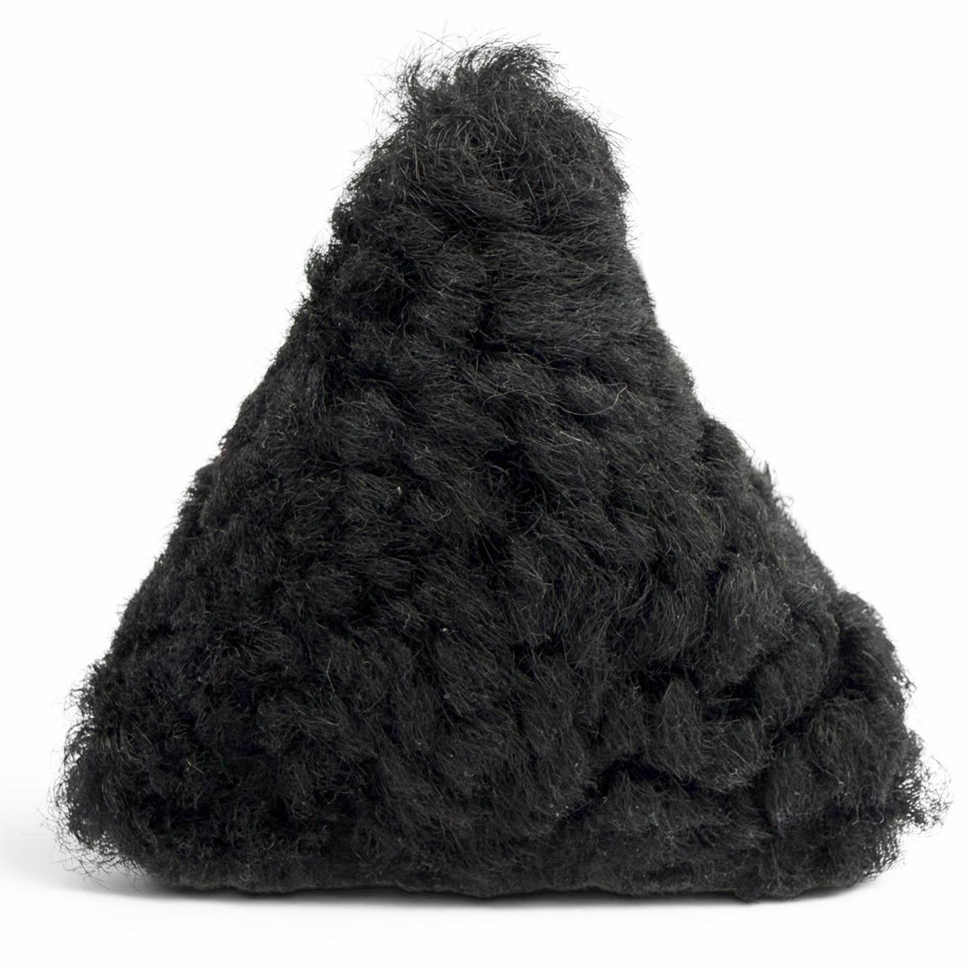 Great LOEWE Bag charm Puzzle Fold Charm Shearling Mouton black Mouton Women