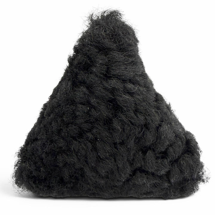 Great LOEWE Bag charm Puzzle Fold Charm Shearling Mouton black Mouton Women