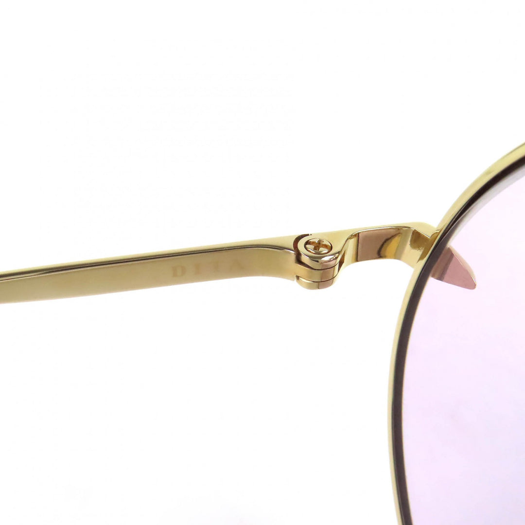 Excellent DITA ELIEVER Purple lens round sunglasses model worn by HYDE.DTX506