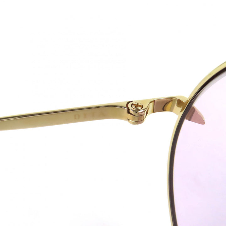 Excellent DITA ELIEVER Purple lens round sunglasses model worn by HYDE.DTX506