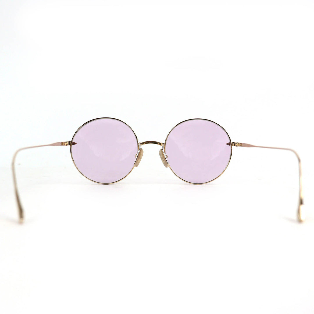 Excellent DITA ELIEVER Purple lens round sunglasses model worn by HYDE.DTX506