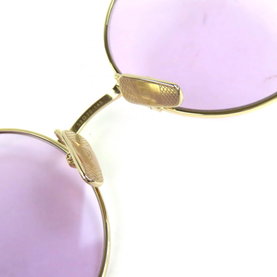 Excellent DITA ELIEVER Purple lens round sunglasses model worn by HYDE.DTX506
