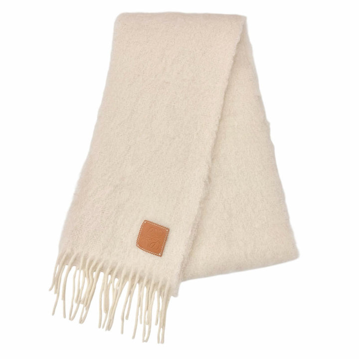 Excellent LOEWE Scarf Ivory mohair Women