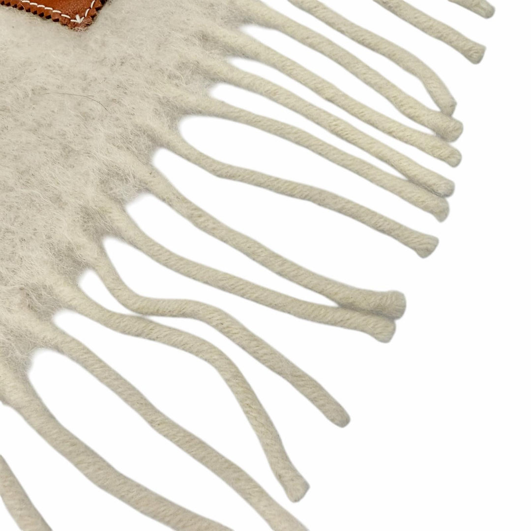 Excellent LOEWE Scarf Ivory mohair Women