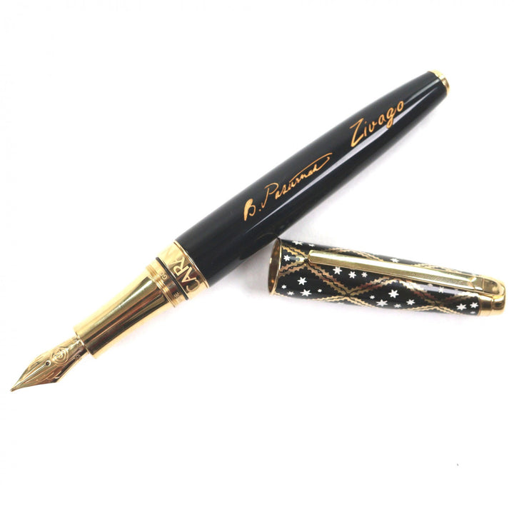 Excellent CARAN dACHE fountain pen ZIVAGO (Doctor Zhivago) black mens 5092-038