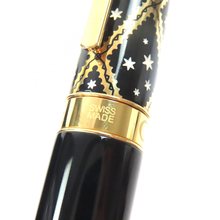 Excellent CARAN dACHE fountain pen ZIVAGO (Doctor Zhivago) black mens 5092-038