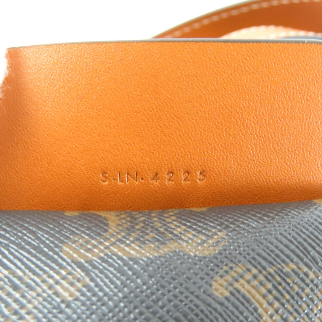 Excellent CELINE Shoulder Bag Small Cubo Bag Triomphe canvas Women 12418