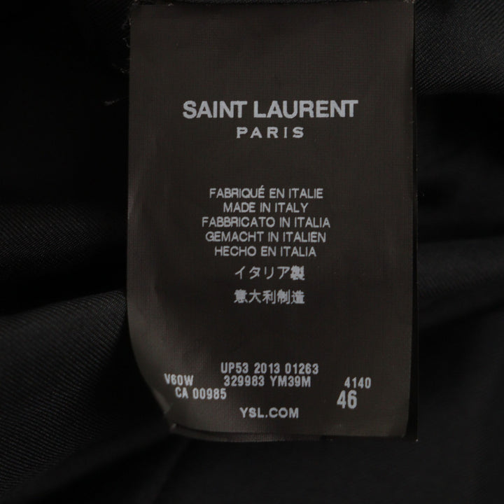 Great SAINT LAURENT PARIS tailored jacket Navy wool mens 329983