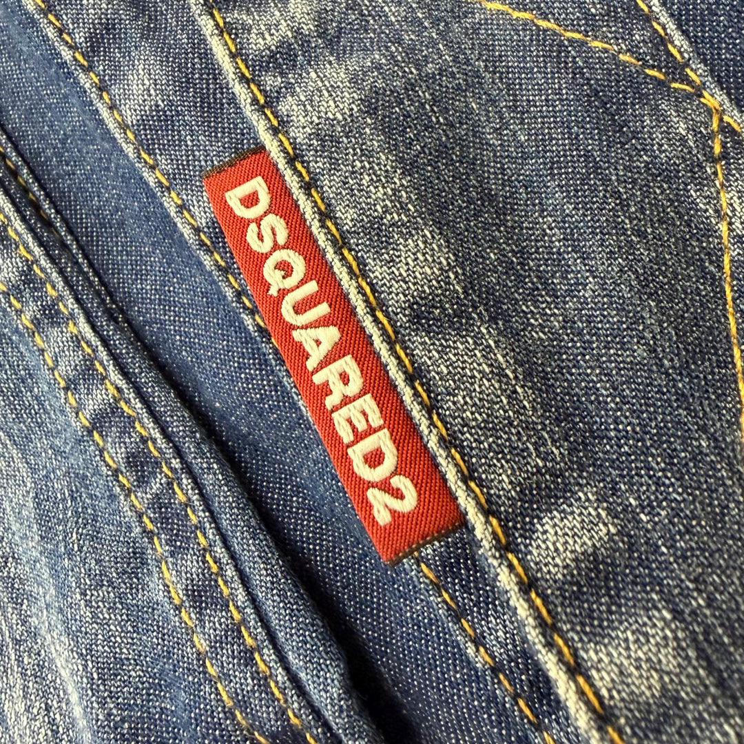 Great DSQUARED2 Blouson Oversize Bomber Denim docking design