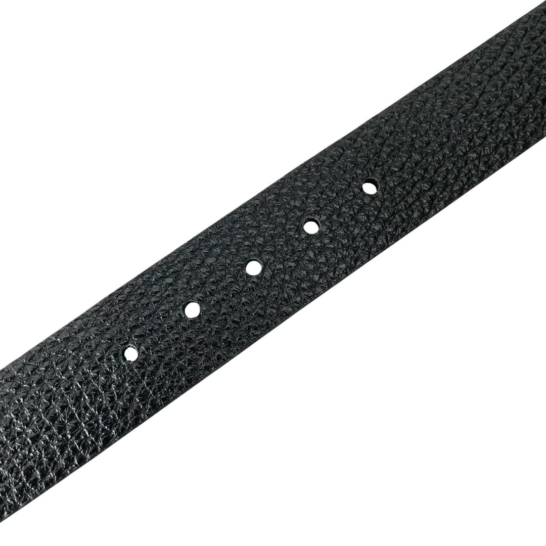 Pristine Salvatore Ferragamo belt Double Gancini reversible Navy leather mens